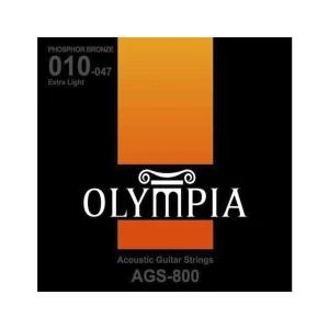 Olympia Struny Do Gitary Akustycznej 10-47 AGS 800
