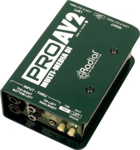 Radial ProAV2 DiBox stereo