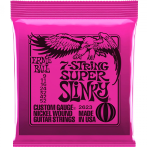 Ernie Ball 7- String Super Slinky 2623 9-52