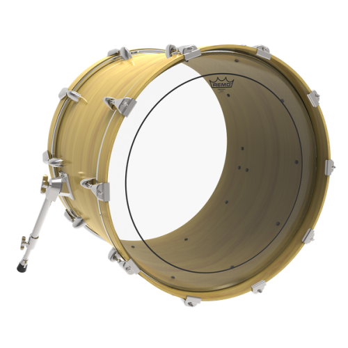 Remo PINSTRIPE-Clear-Bass-Batter.png