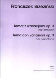 PWM Temat z wariacjami op. 3 F. Brzeziński