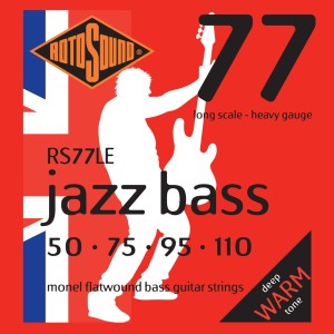Rotosound RS77LE Jazz Bass monel flatwound 50-110