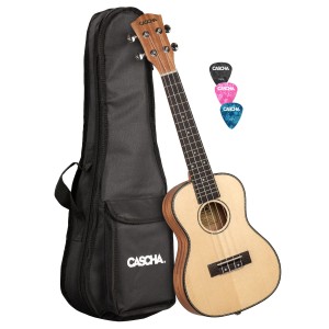 Cascha HH 2151 Solid Top Ukulele Koncertowe