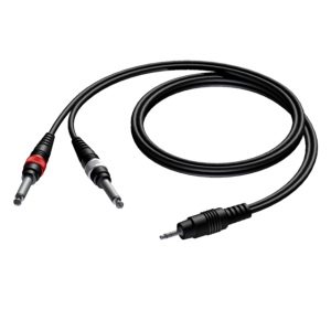 ProCab CAB713/1.5  Jack 3.5mm-2 x 6.3mm