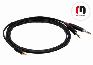 REDS Kabel AU1720 2xJack 6.3m x 1xJack 3.5mm stereo 2m 