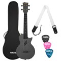 Cascha HH 2258E Carbon Fibre Ukulele Koncertowe BLK Set  z pick-upem3.jpg