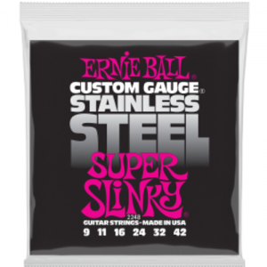  ERNIE BALL EB 2248 seria SLINKY STAINLESS STEEL 9-42