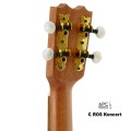 Ukulele koncertowe wykonane z litego koa z ozdobną rozetą C-ROS APC 6.jpg