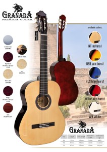 Gitara klasyczna GRANADA BSB 4/4