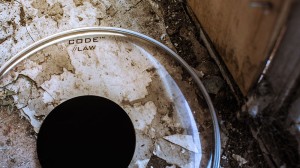 Code LAW clear black dot 22"