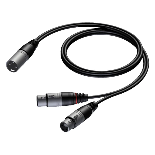 ProCab CAB736 1.5 kabel 2x XLR żeński - 2x XLR męski 1,5m.webp