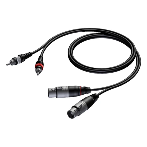 ProCab CAB705 3 kabel 2xXLR female - 2xRCA - chich male.webp
