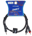 Kabel audio Jack 3.5mm stereo 2 x RCA 1m Roxtone SAYC150L1 2.png