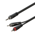 Kabel audio Jack 3.5mm stereo 2 x RCA 1m Roxtone SAYC150L1 4.png
