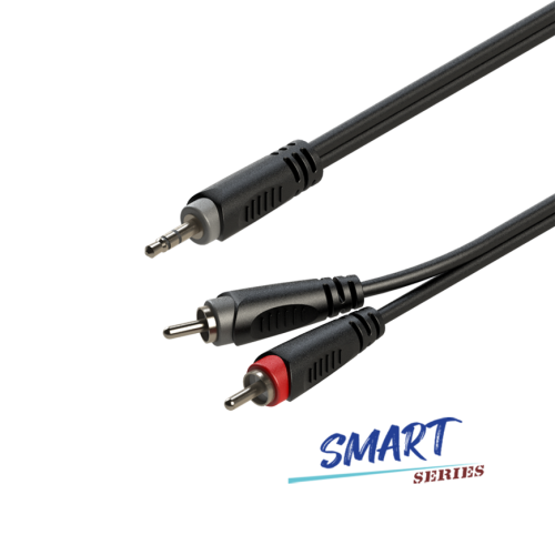 Kabel audio Jack 3.5mm stereo 2 x RCA 1m Roxtone SAYC150L1 1.png