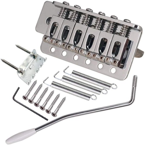 Mostek do gitary elektrycznej Kera Audio M-STW-0689 srebrny 1.jpg