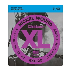 D'Addario EXL120 struny 009-042